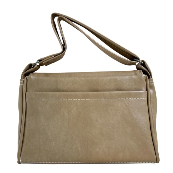 The Original Florida Keys Hand Bag Painted Hibiscus Flower Purse Tan Pink - Picture 3 of 13